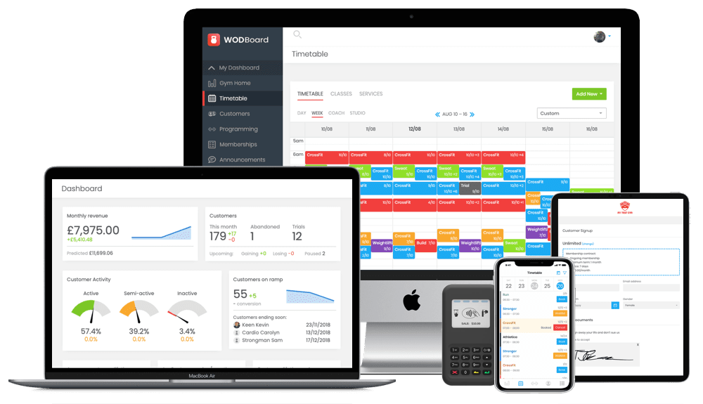 screenshot of WodBoard