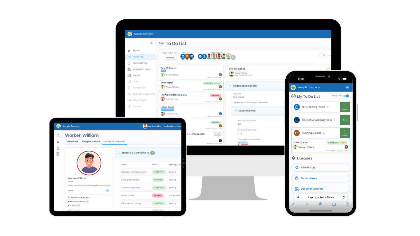 screenshot of Wombat