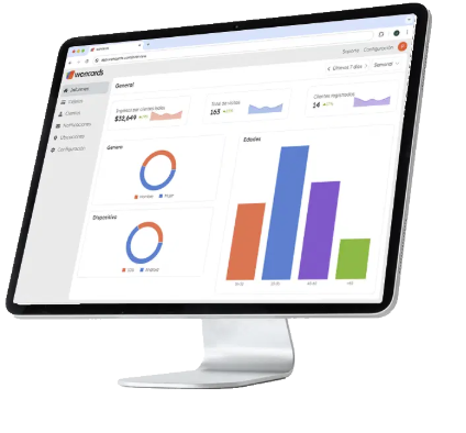 screenshot of Woncards