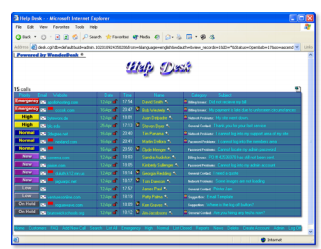 screenshot of WonderDesk
