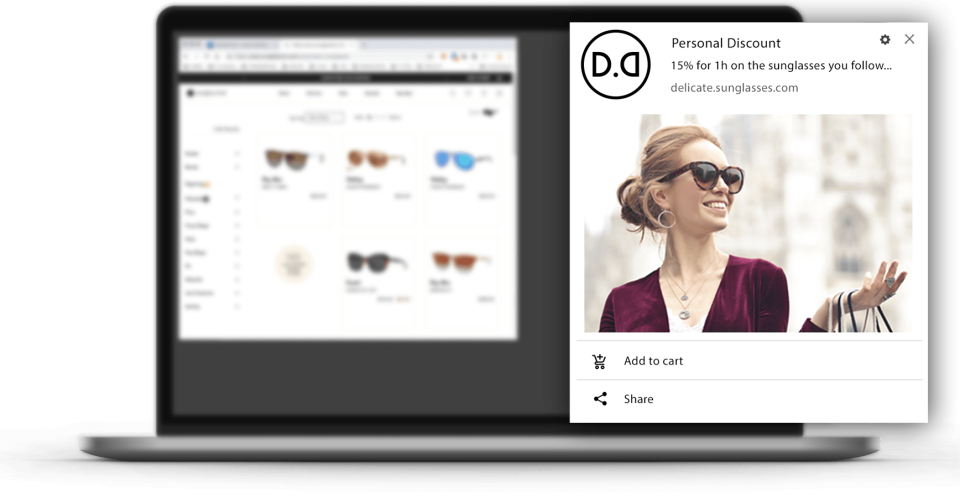 screenshot of WonderPush