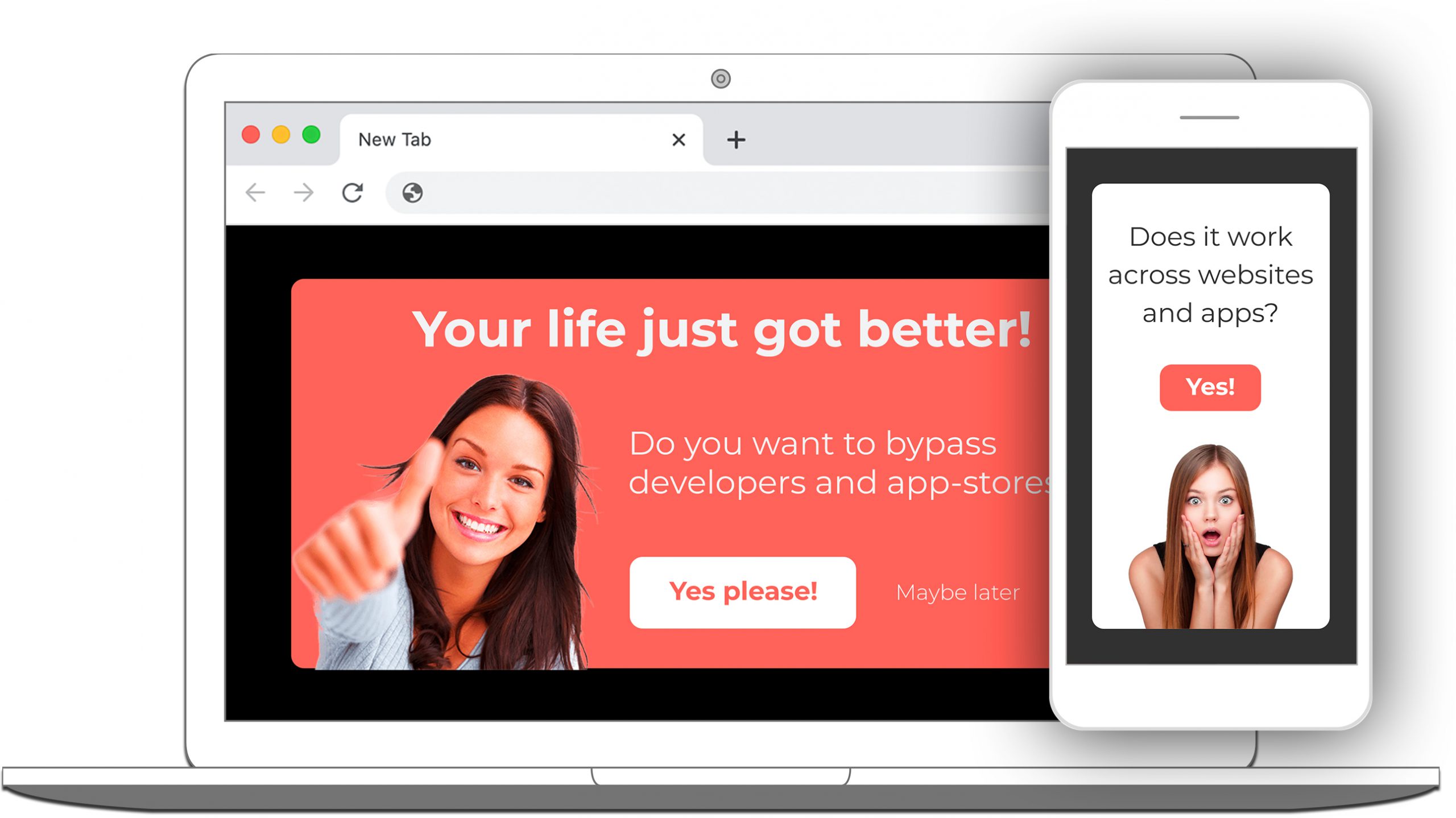 screenshot of WonderPush