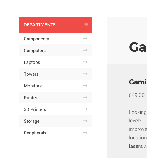 screenshot of WooCommerce