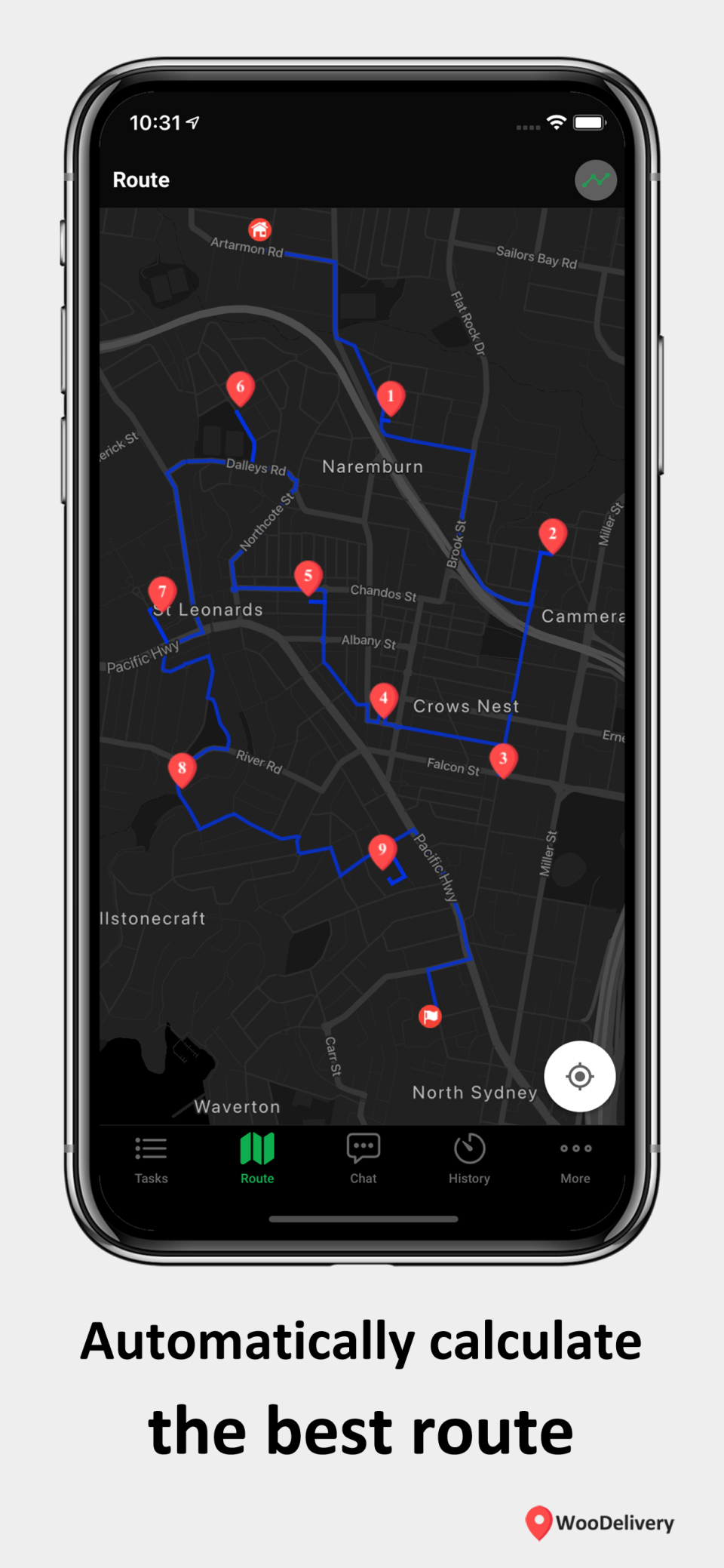 screenshot of WooDelivery