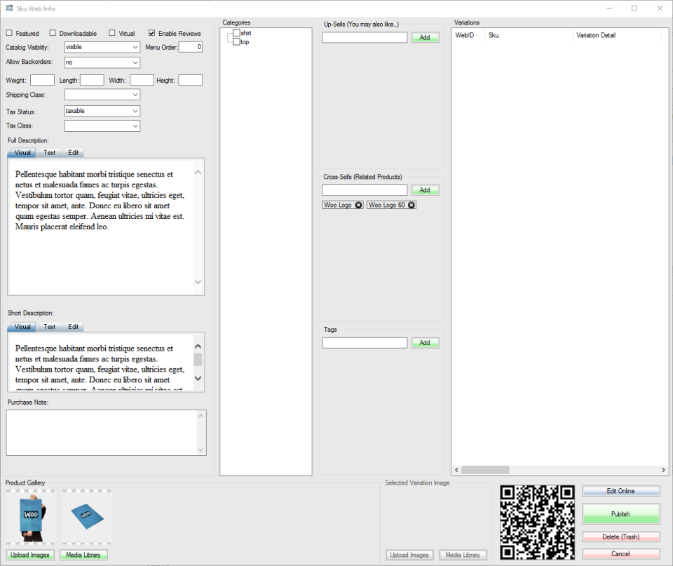 screenshot of WooPOS
