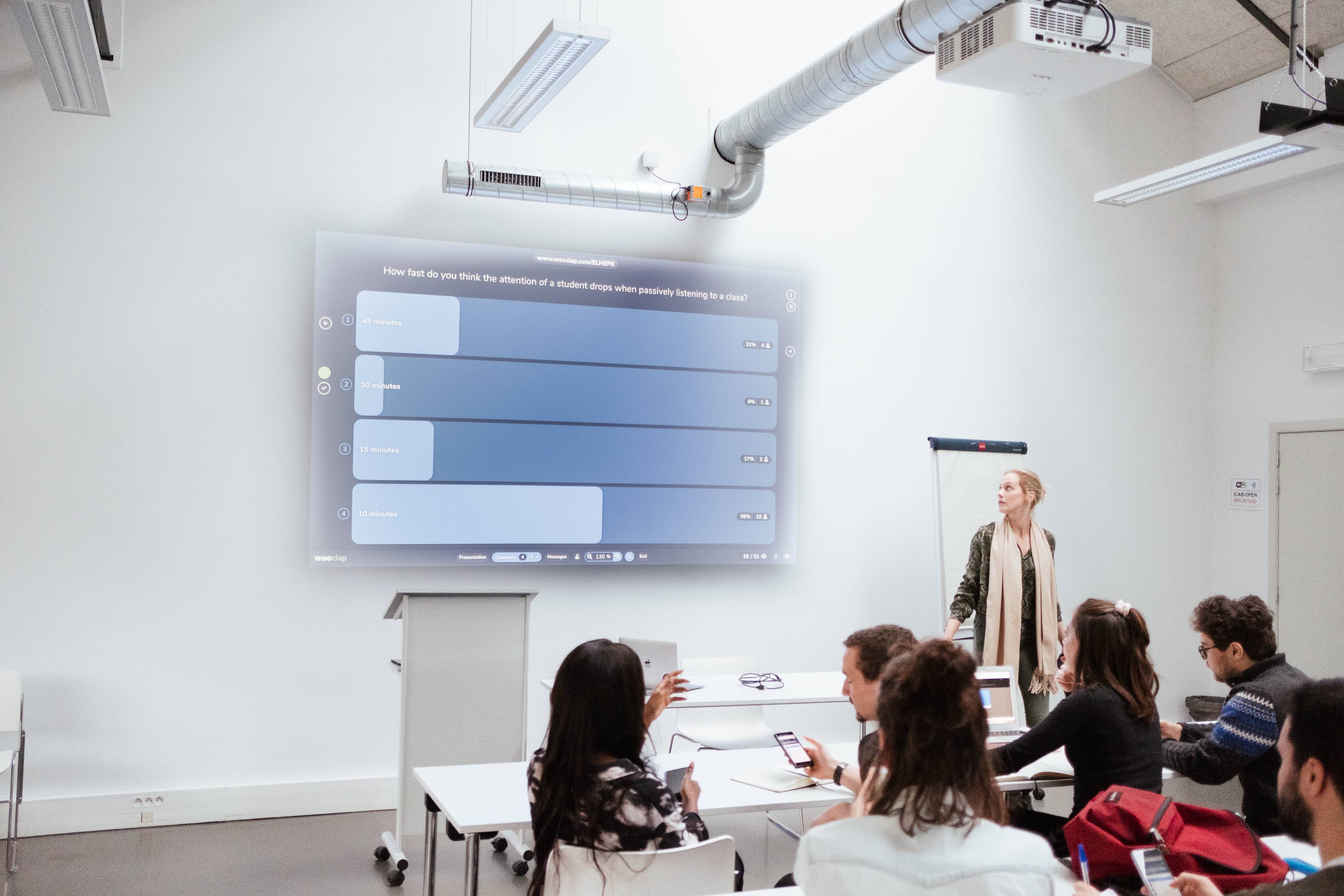 screenshot of Wooclap