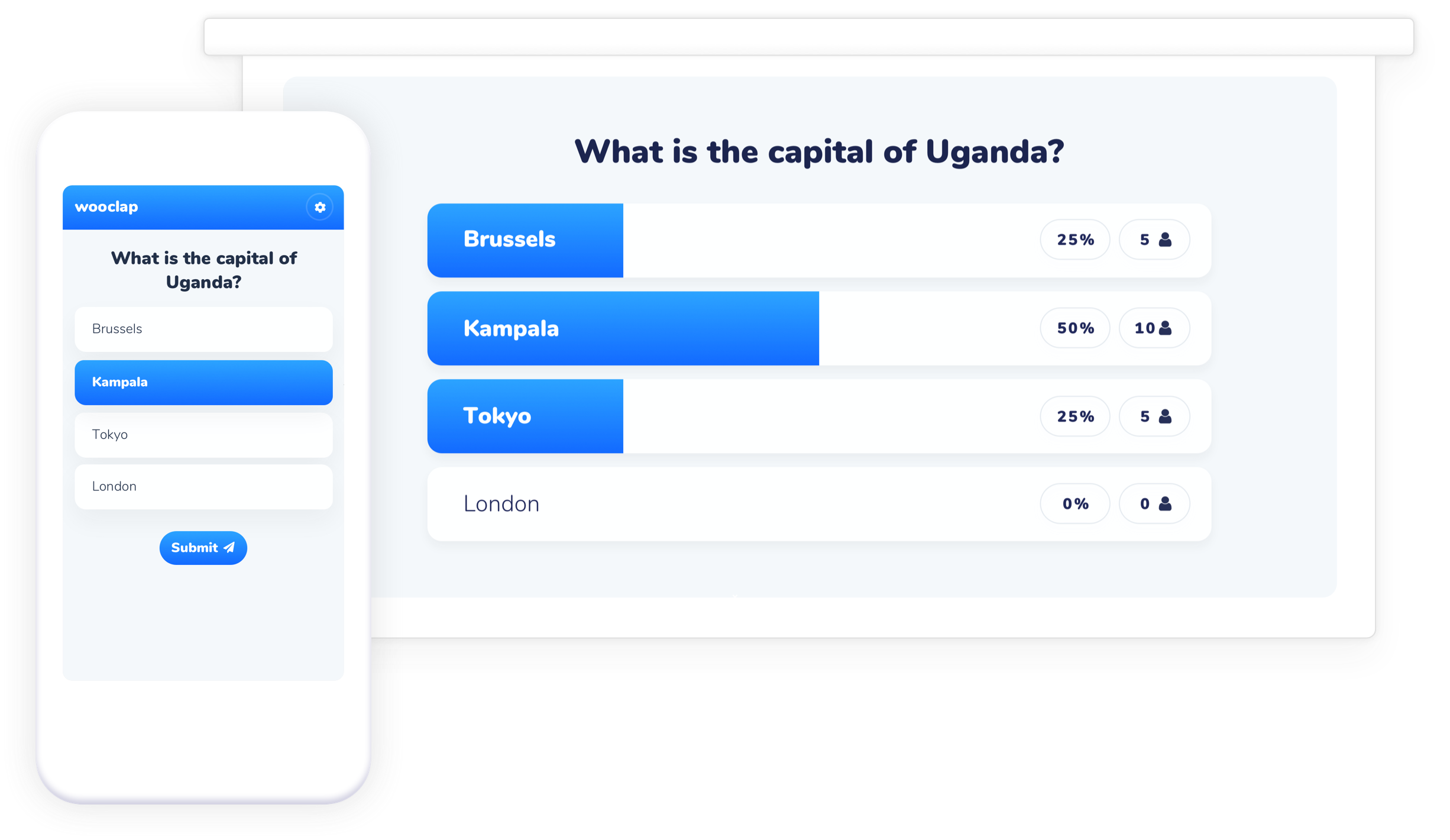 screenshot of Wooclap