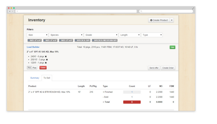 screenshot of Woodhub