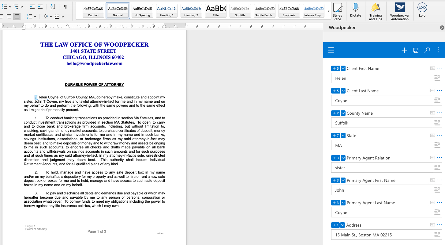 screenshot of Woodpecker