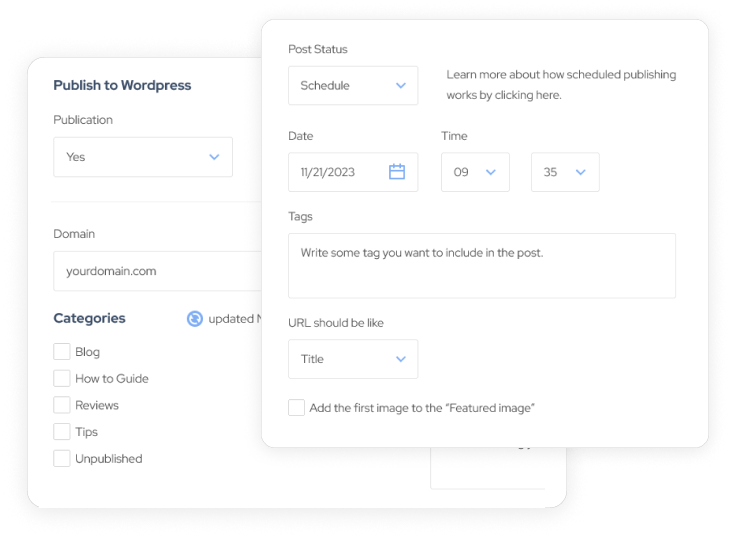 screenshot of WordPilot
