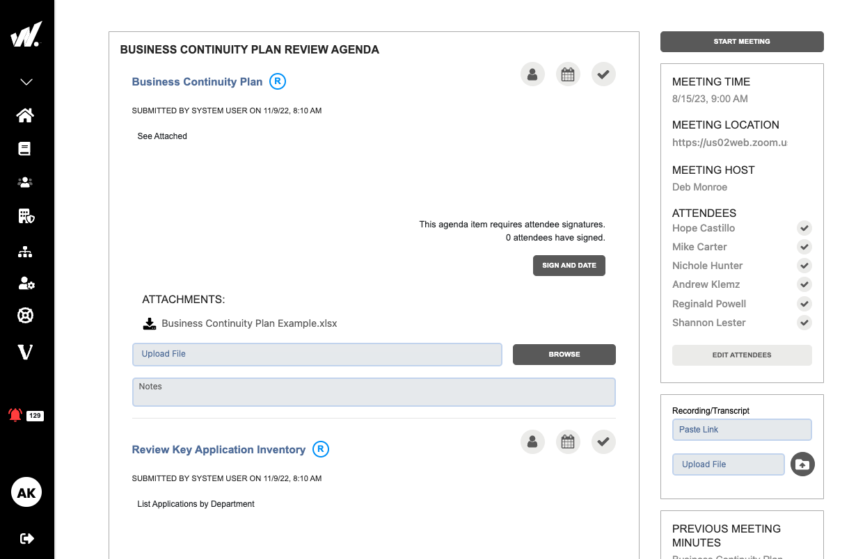screenshot of Work.software