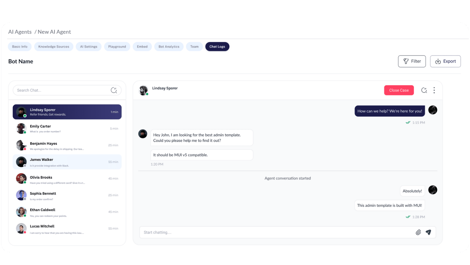 screenshot of WorkBot