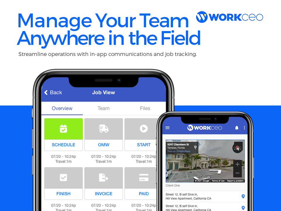 screenshot of WorkCEO