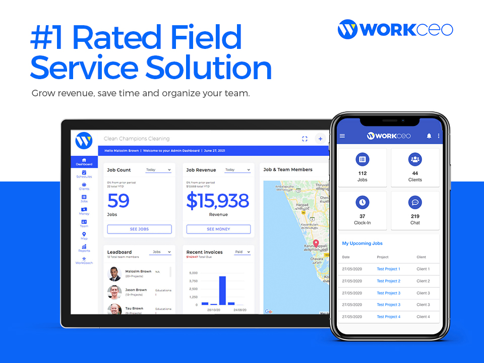 screenshot of WorkCEO