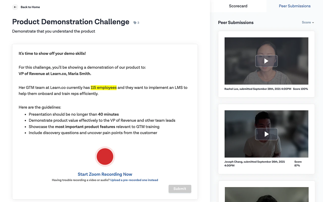 screenshot of WorkRamp