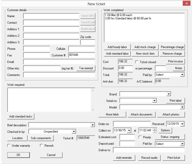 screenshot of WorkTracer