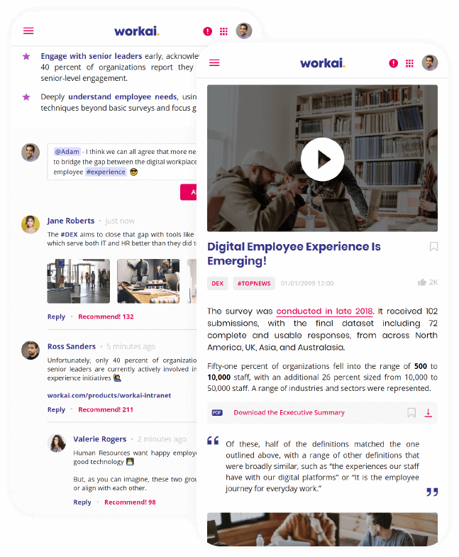 screenshot of Workai