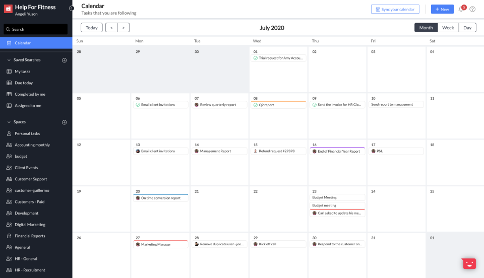 screenshot of Workast