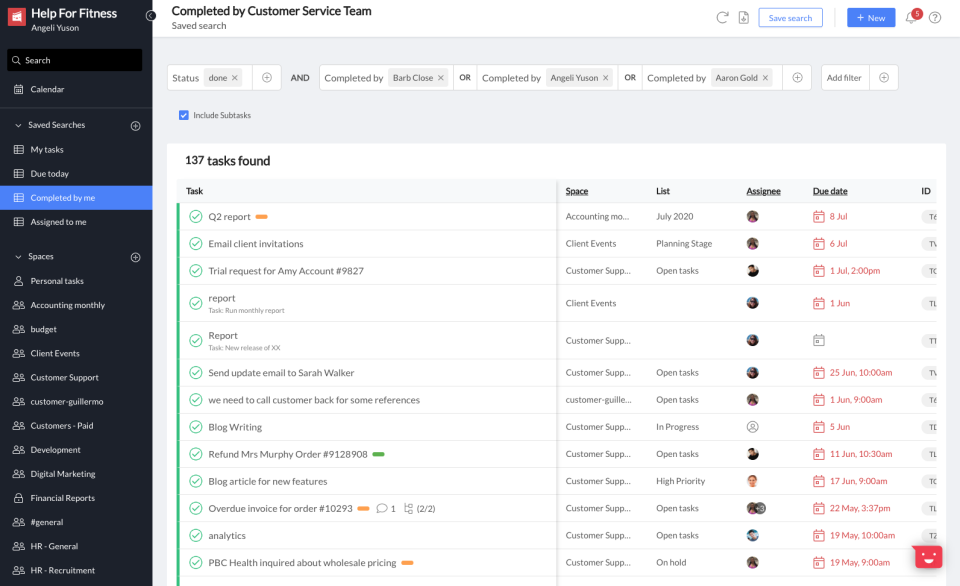 screenshot of Workast
