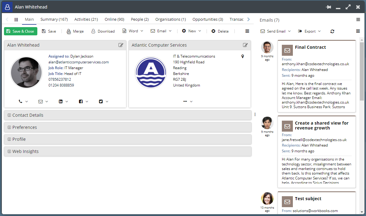 screenshot of Workbooks