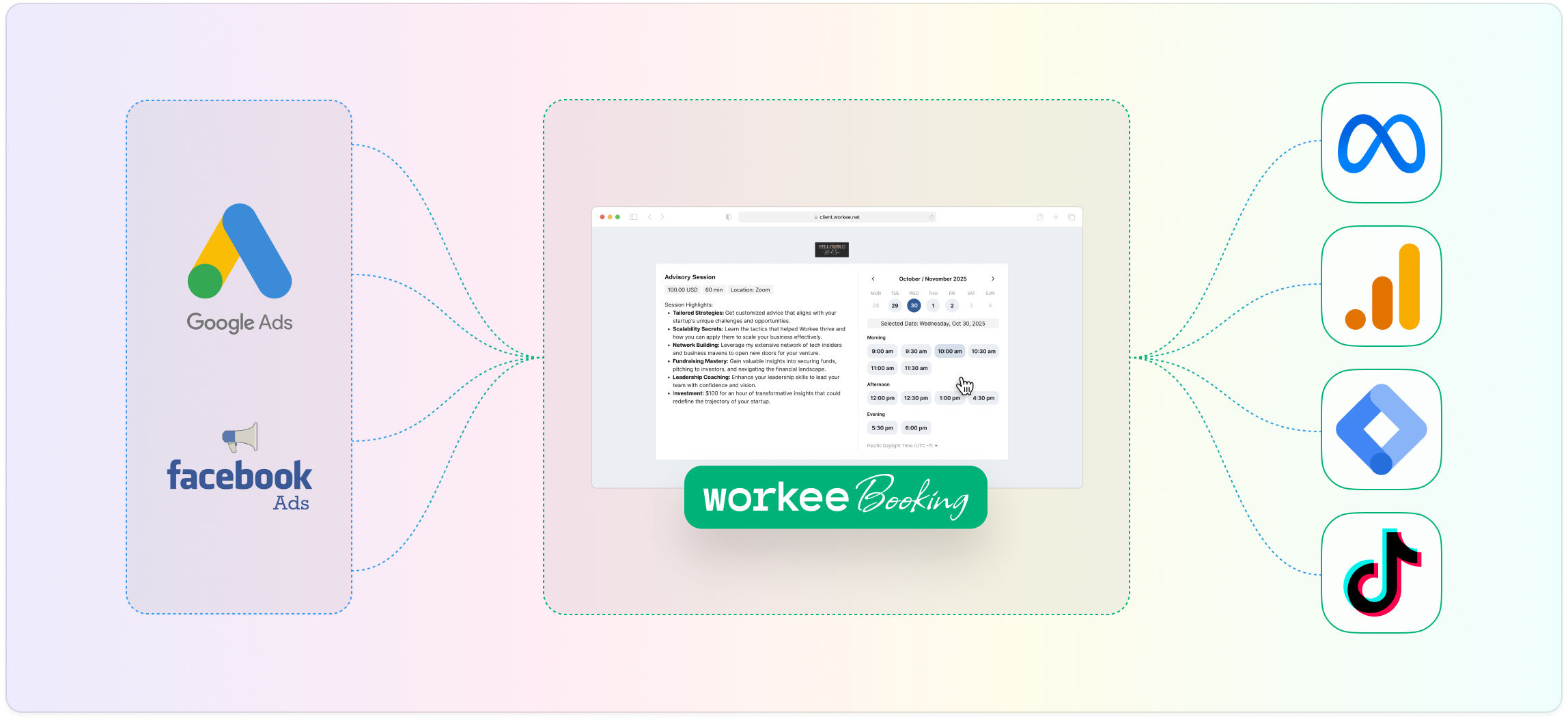screenshot of Workee