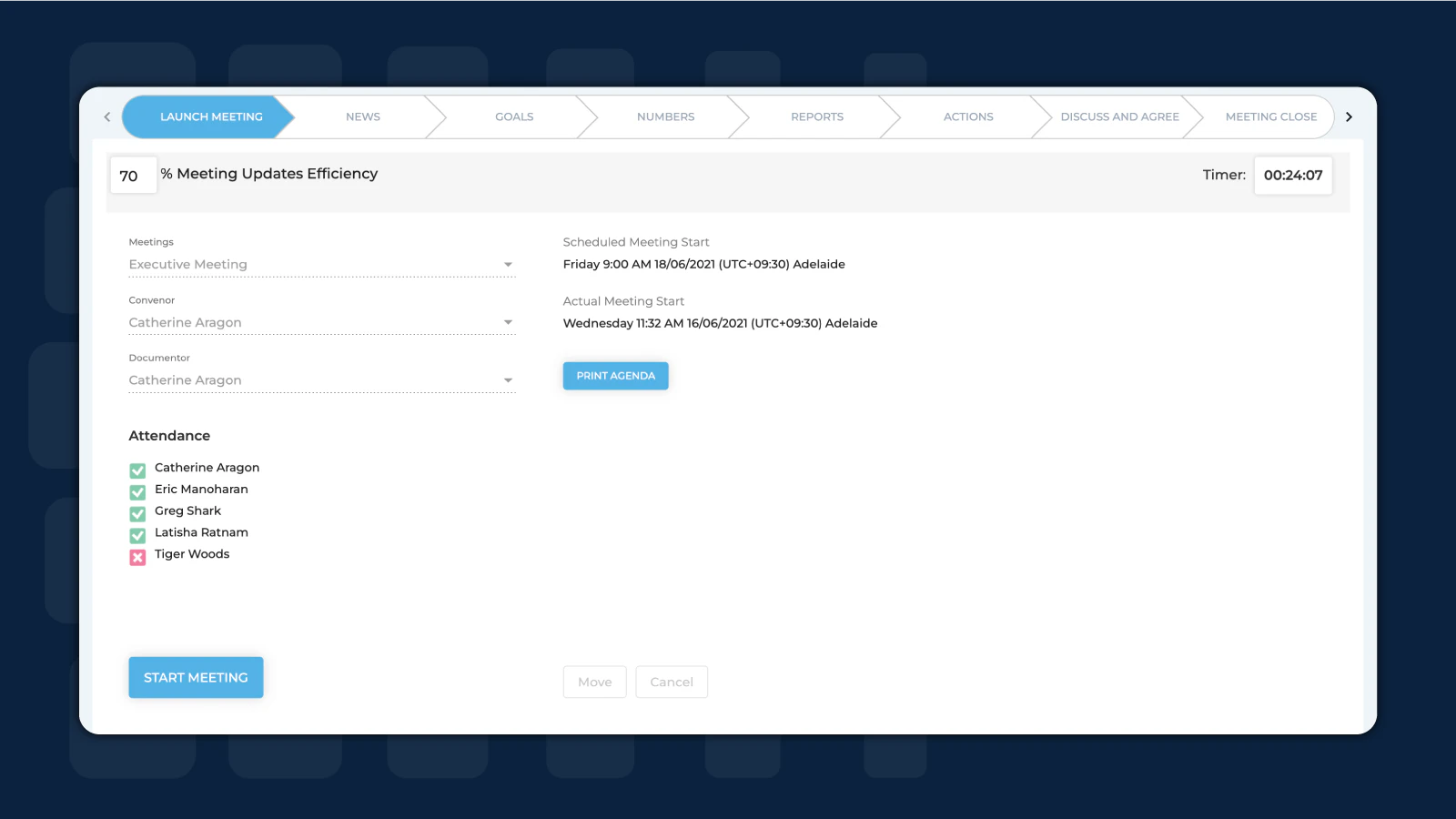 screenshot of Workfacta