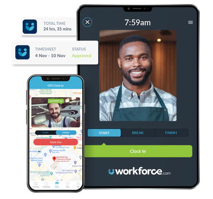 screenshot of Workforce.com