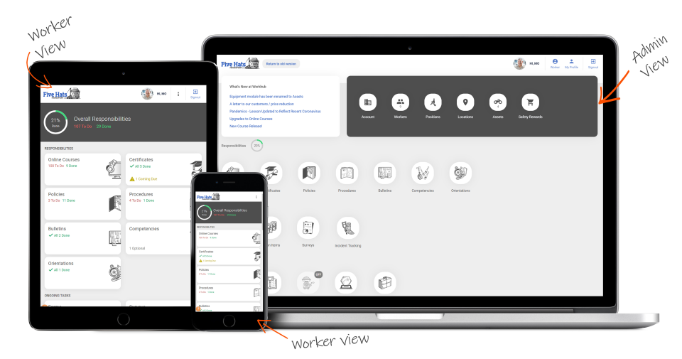 screenshot of Workhub