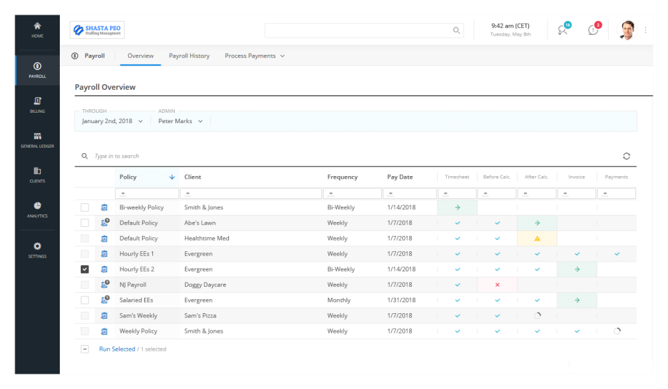 screenshot of Worklio