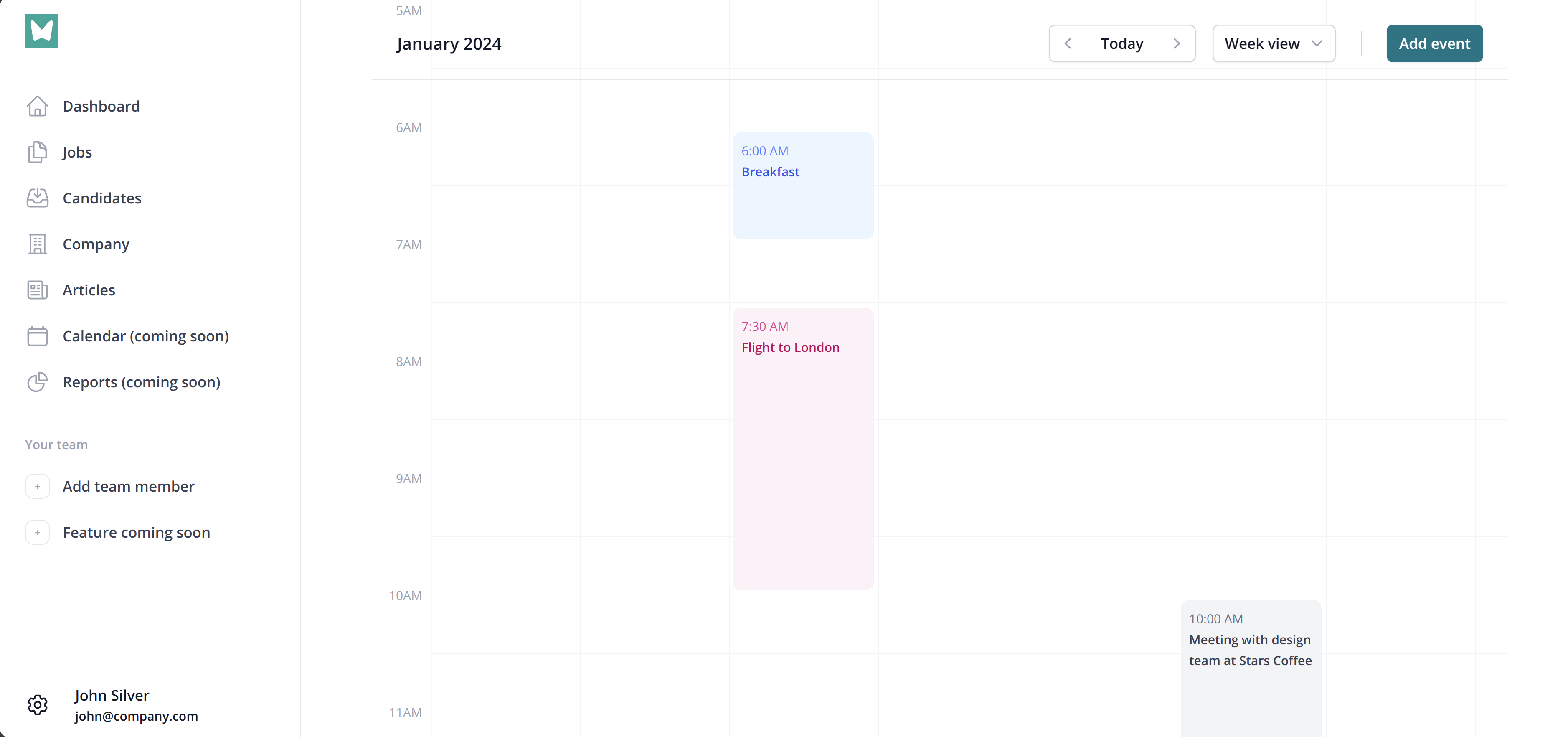 screenshot of Worklis