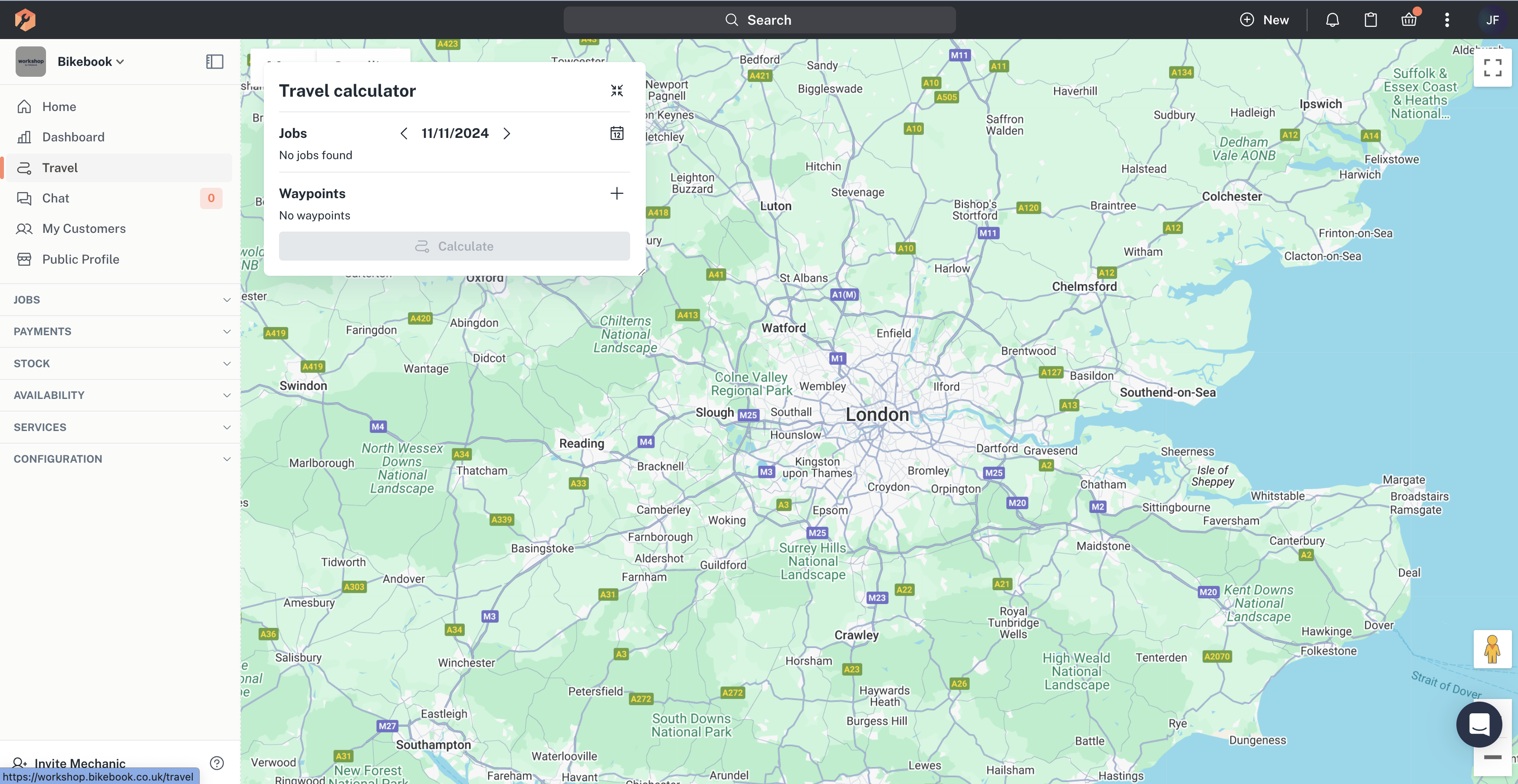 screenshot of Workshop