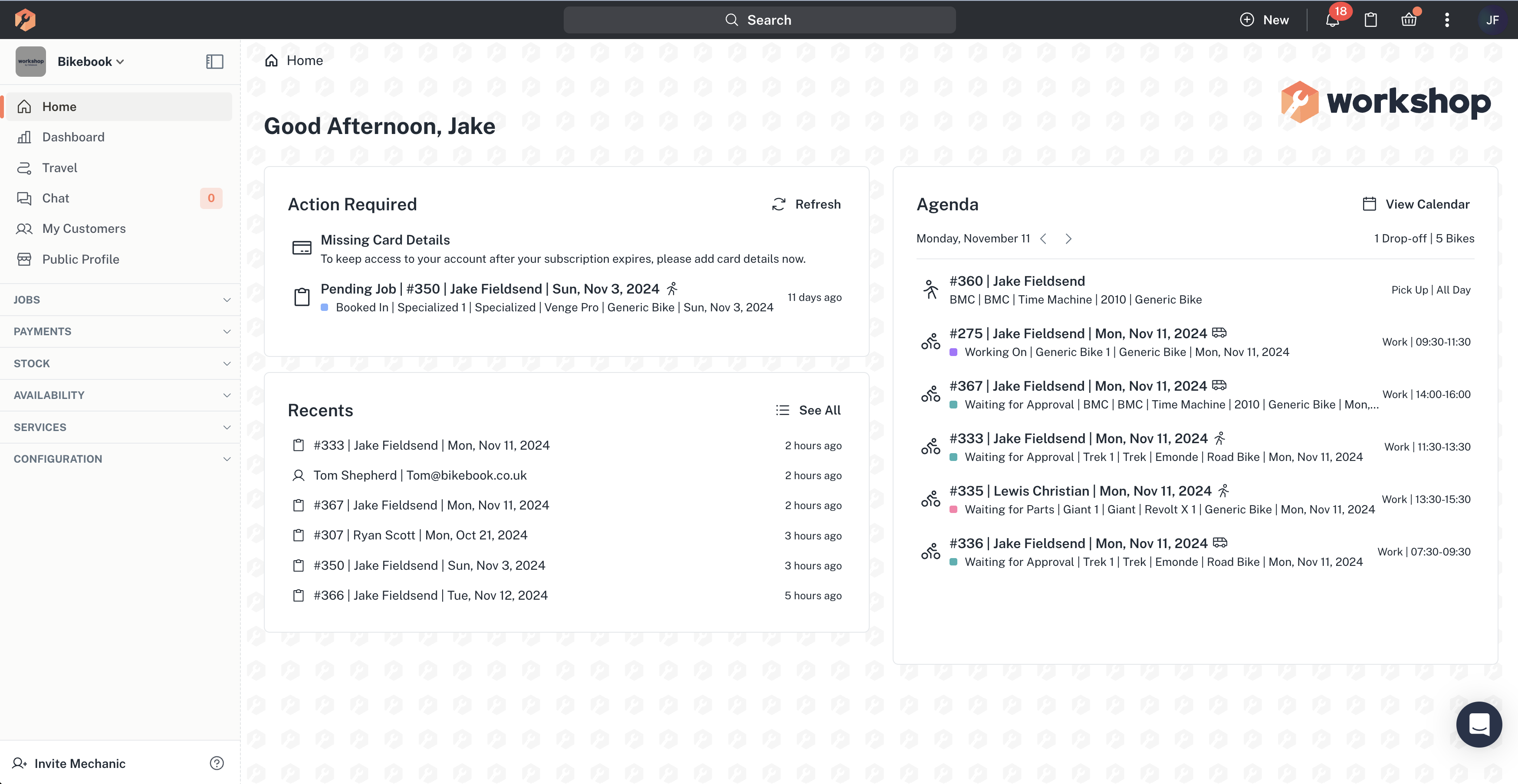 screenshot of Workshop