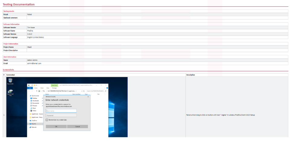 screenshot of Workspace