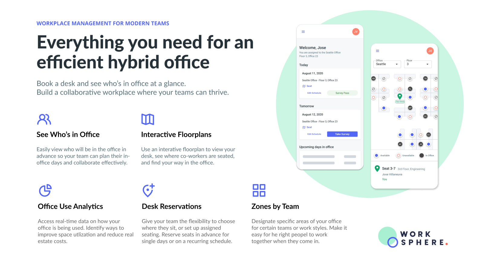 screenshot of Worksphere
