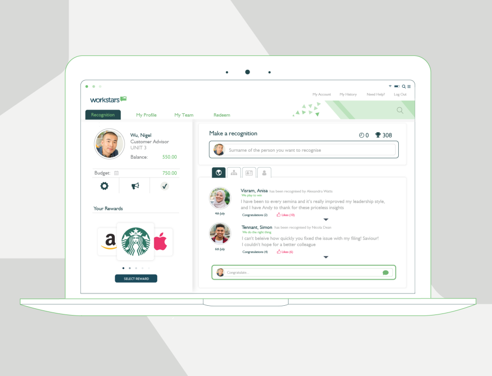 screenshot of Workstars