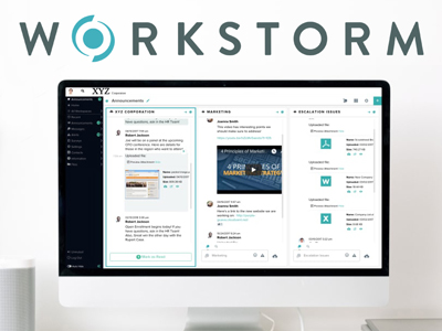 screenshot of Workstorm