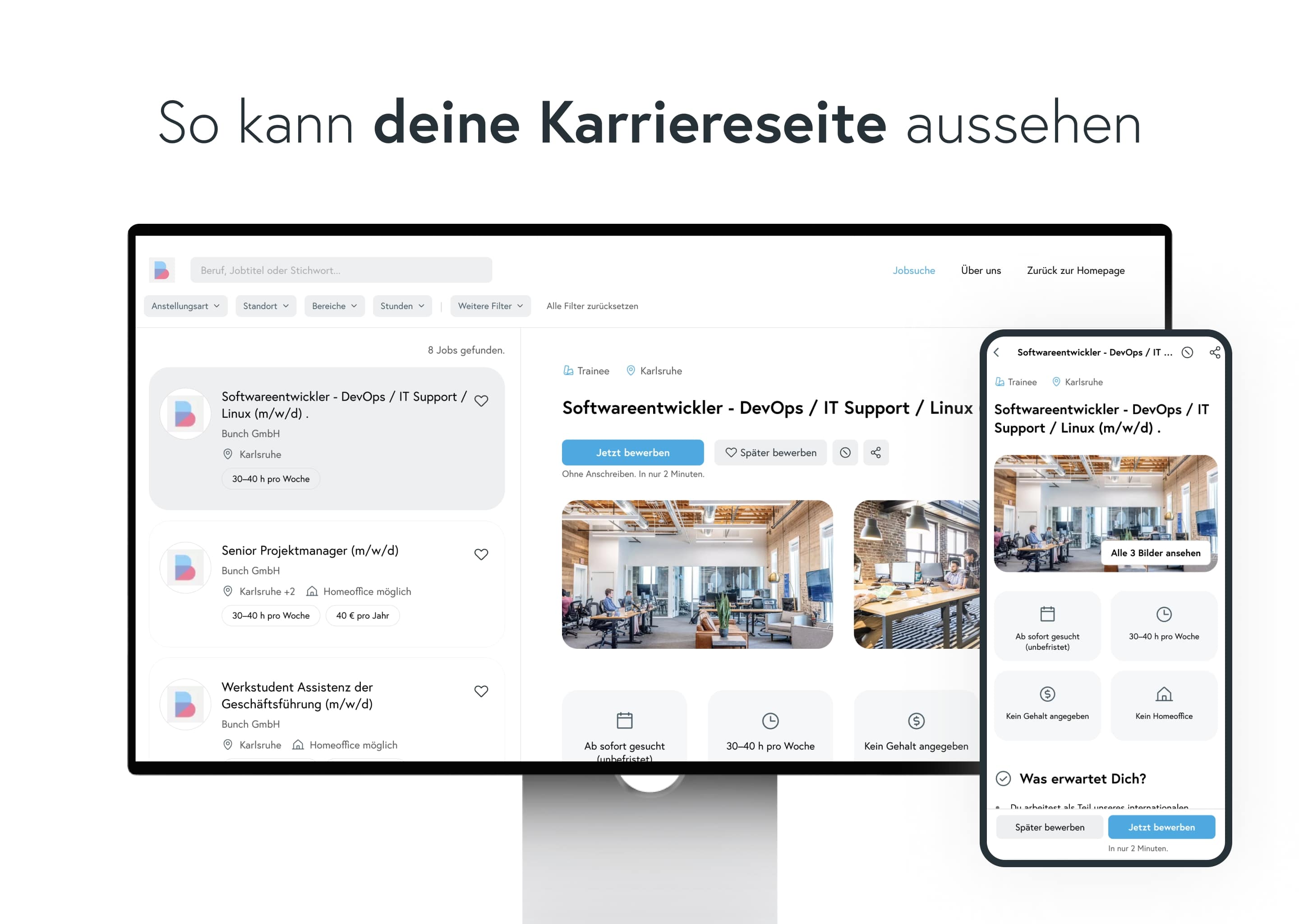 screenshot of Workwise
