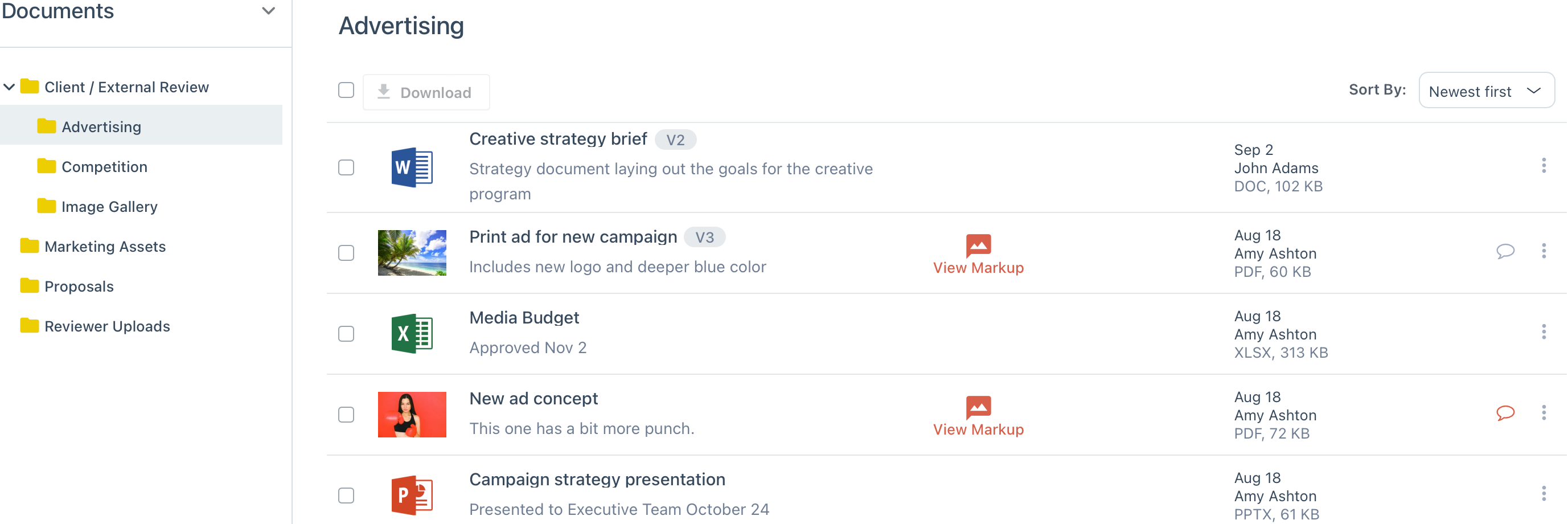 screenshot of Workzone