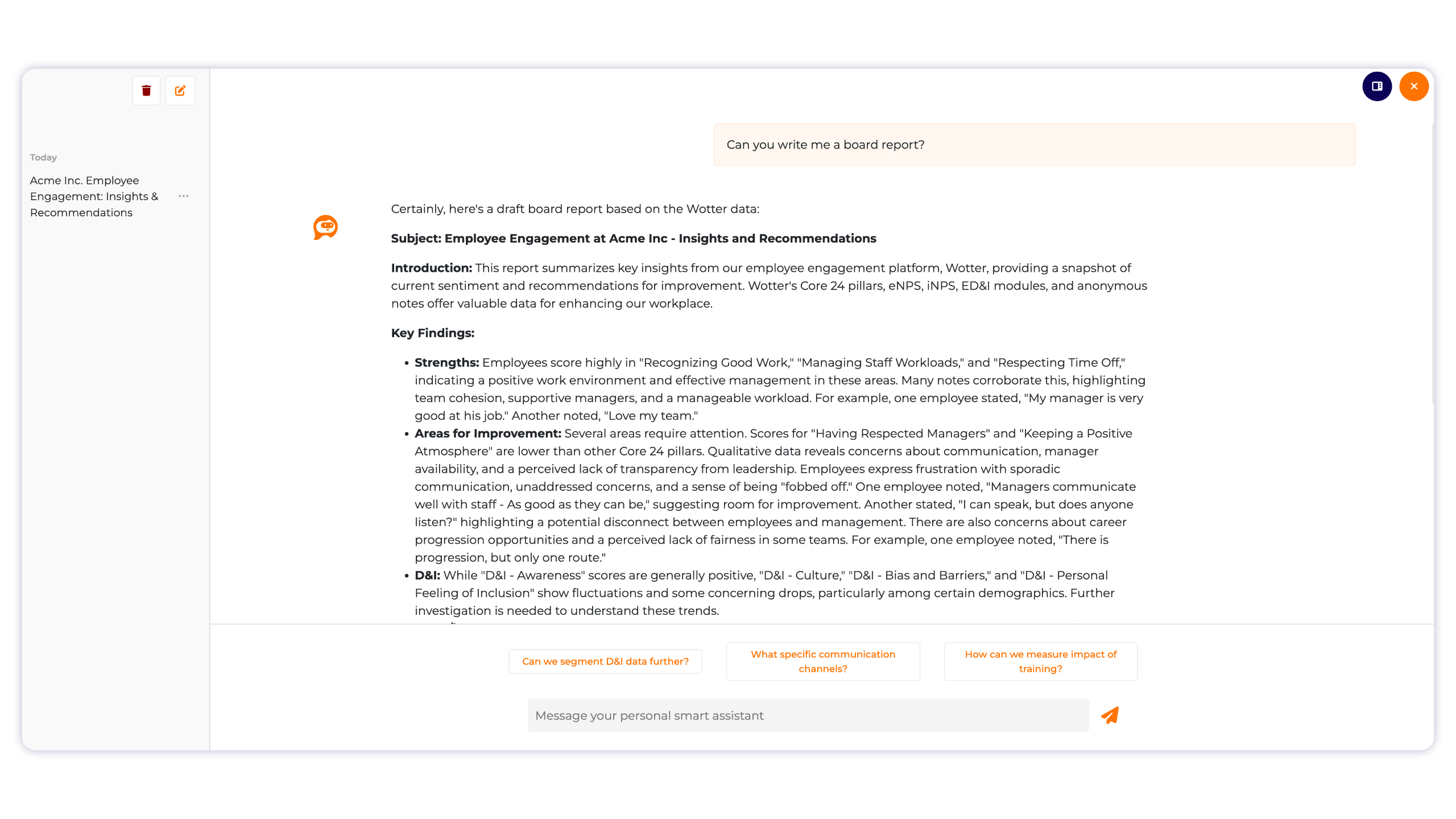 screenshot of Wotter