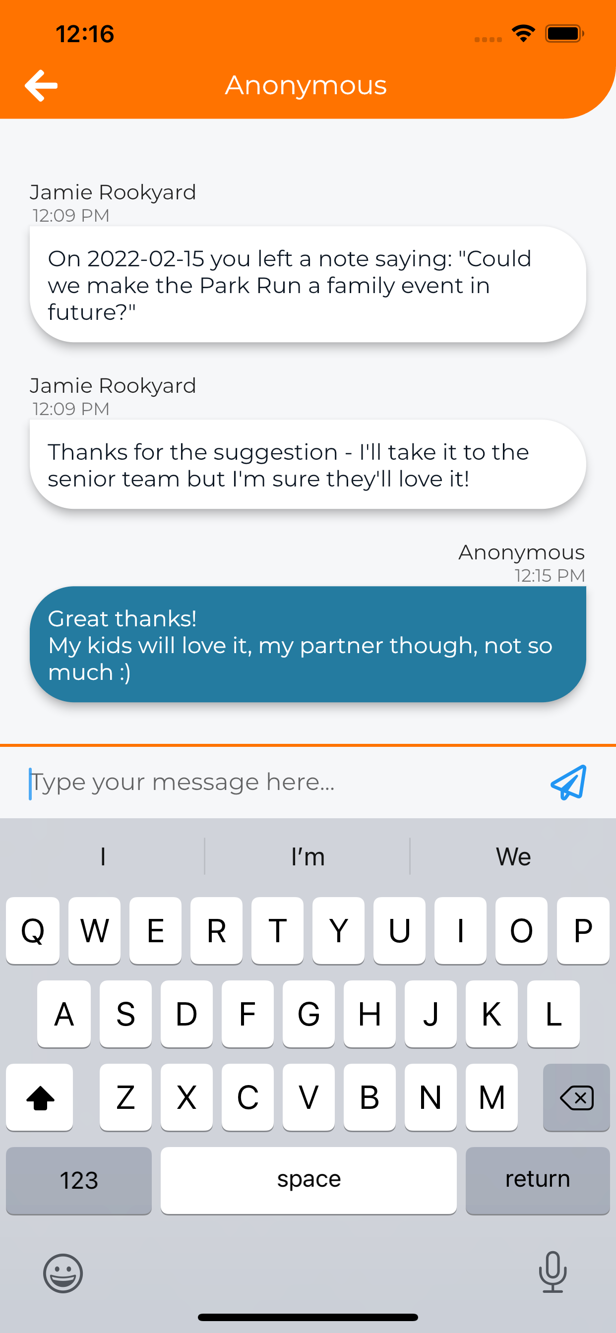 screenshot of Wotter