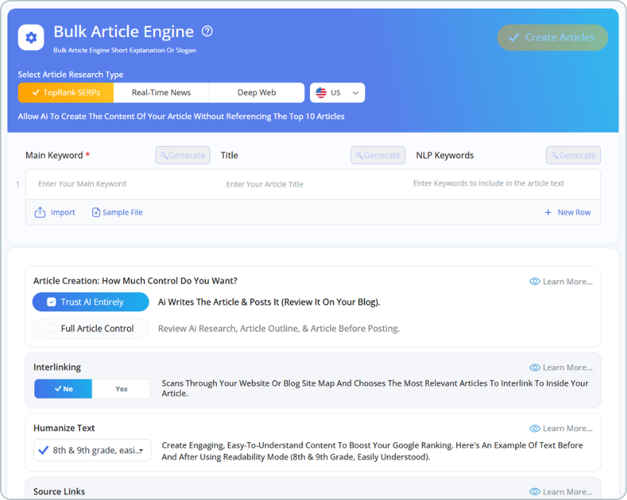 screenshot of WriteWave