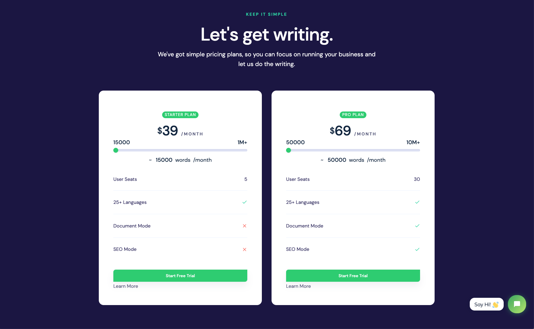 screenshot of Writerly