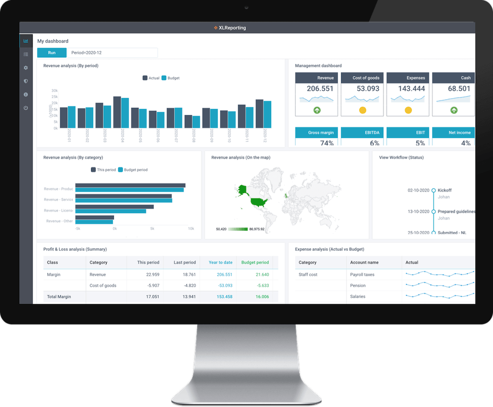 screenshot of XLReporting