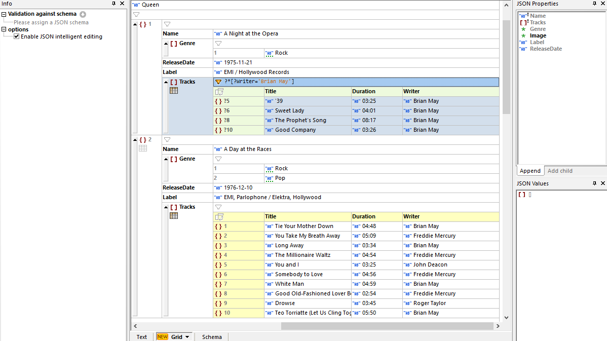 screenshot of XMLSpy