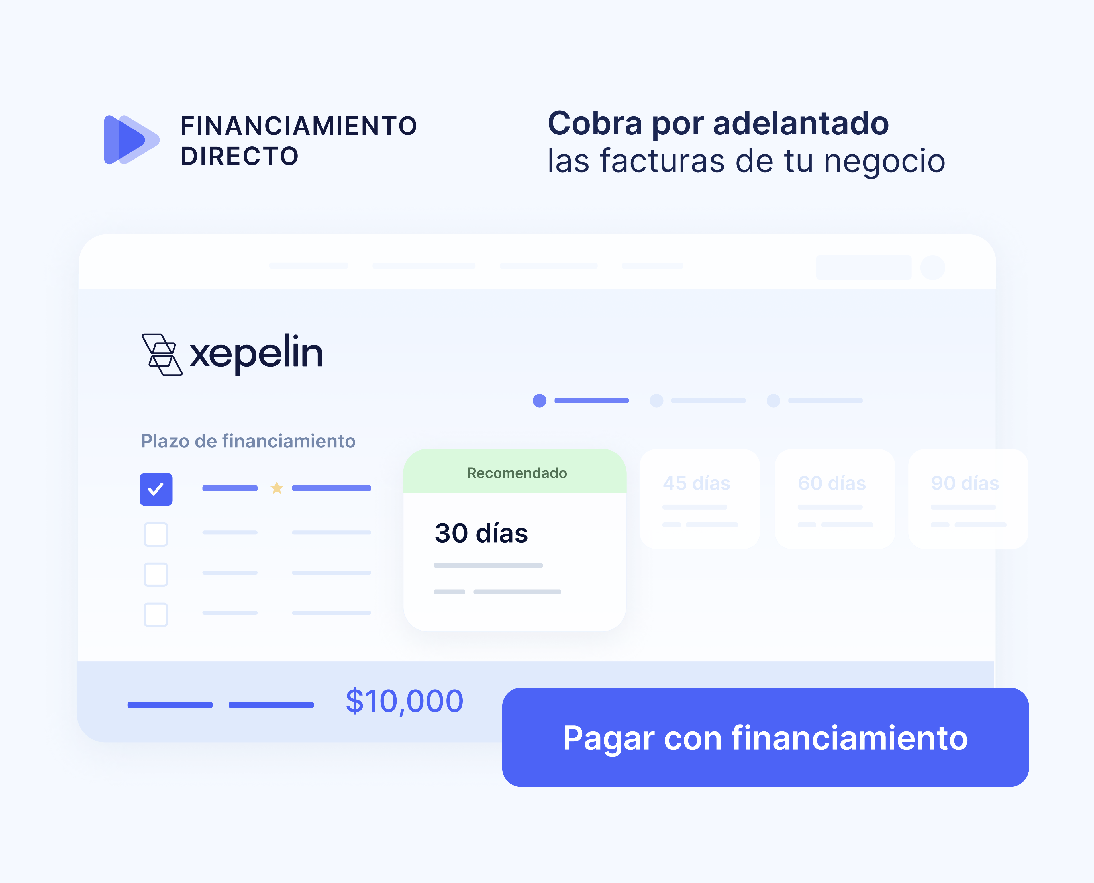 screenshot of Xepelin