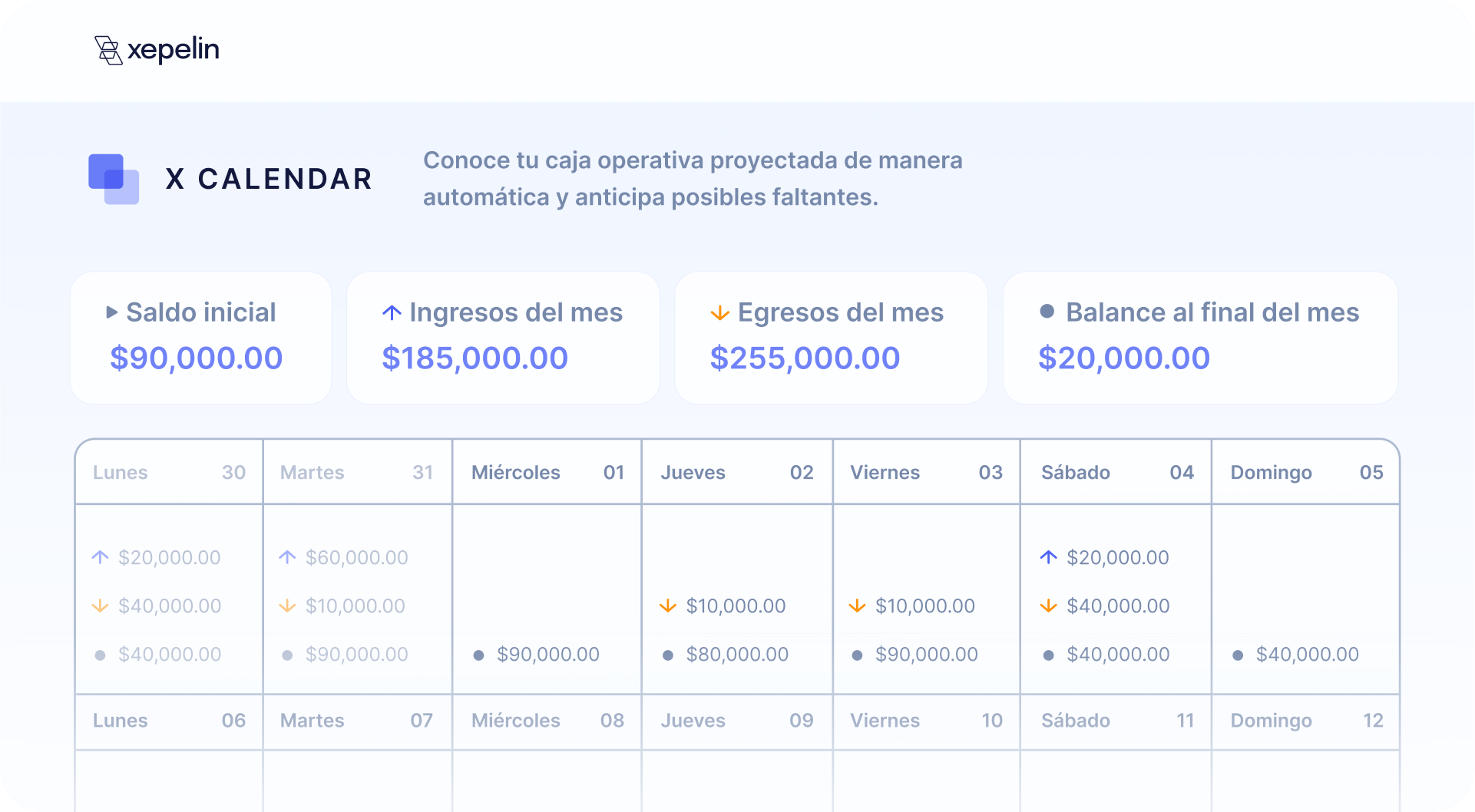 screenshot of Xepelin