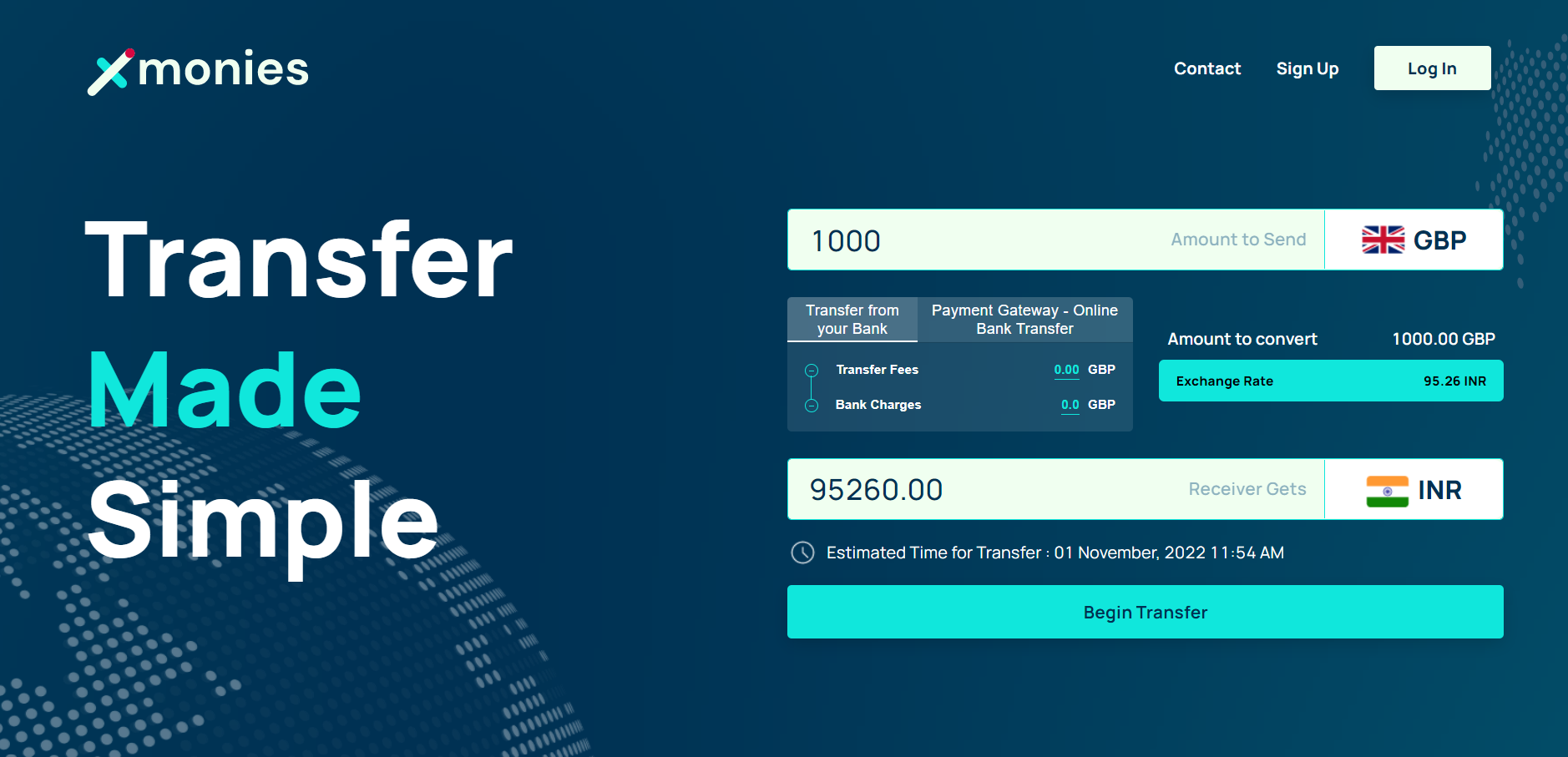 screenshot of Xmonies