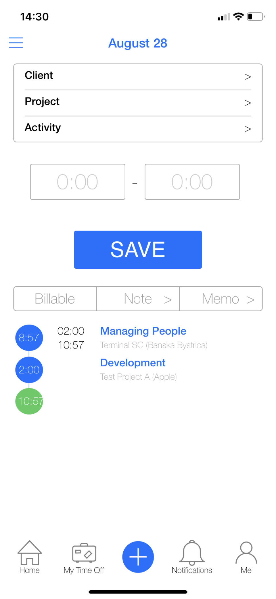 screenshot of XperienceHR
