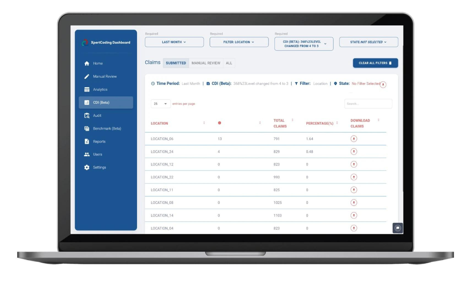 screenshot of XpertCoding