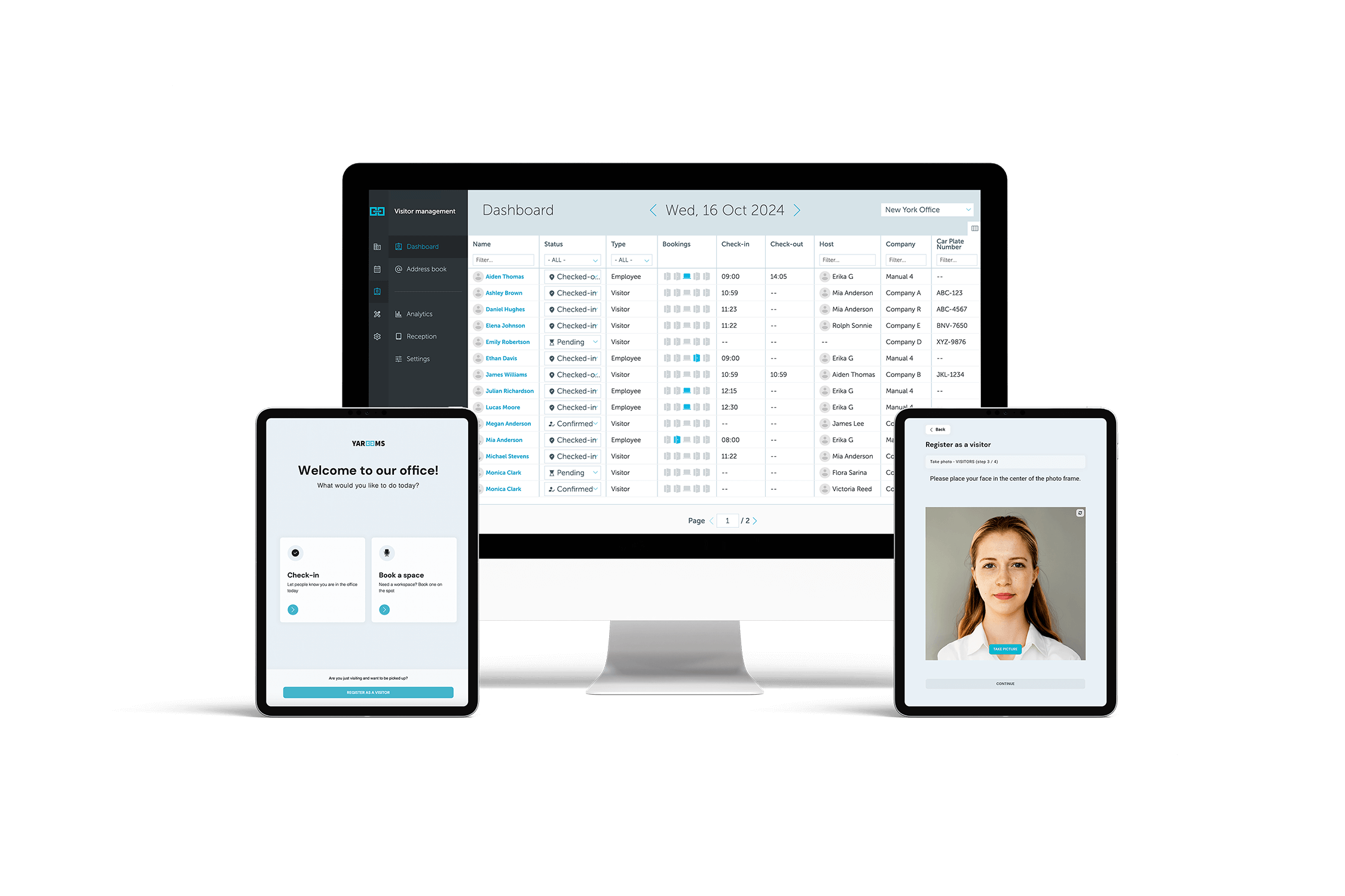 screenshot of YAROOMS